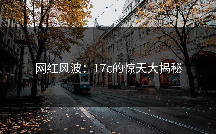 网红风波：17c的惊天大揭秘
