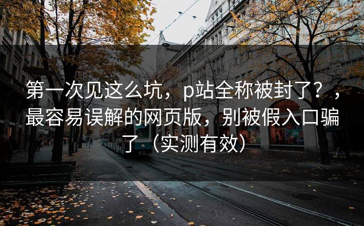 第一次见这么坑，p站全称被封了？，最容易误解的网页版，别被假入口骗了（实测有效）